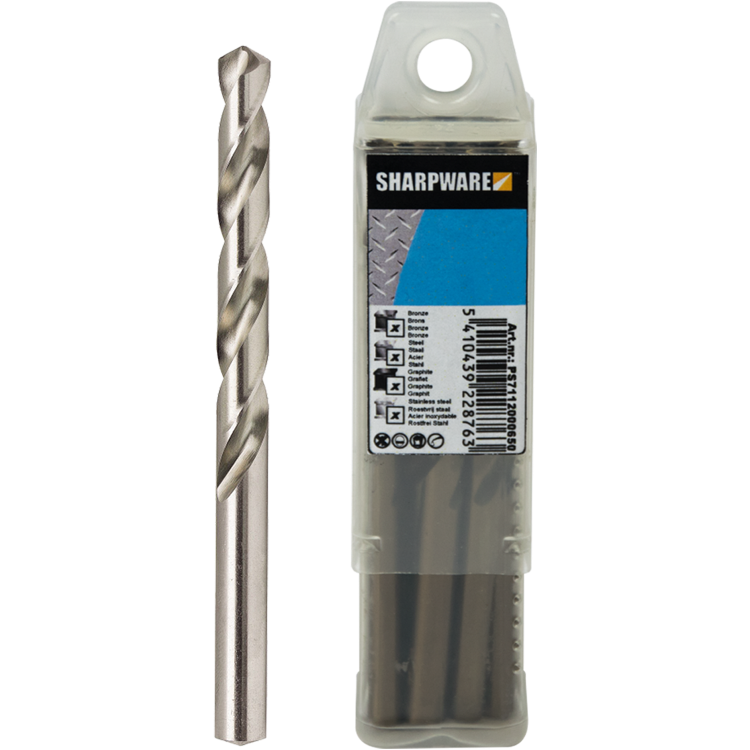 HSS metaalboor geslepen D338 Ø6,50x101